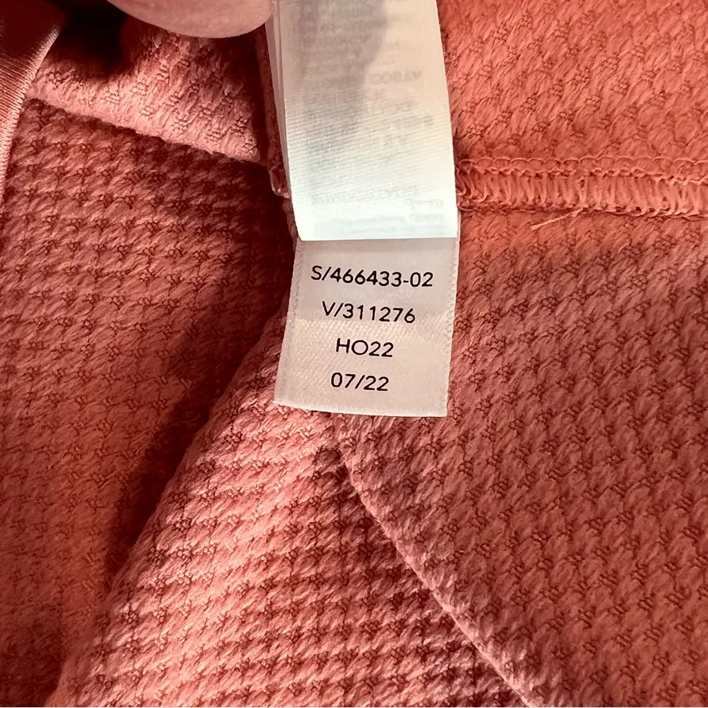 Athleta Whistler Half Zip XL Conch Pink Quarter Zip Pullover - Image 7