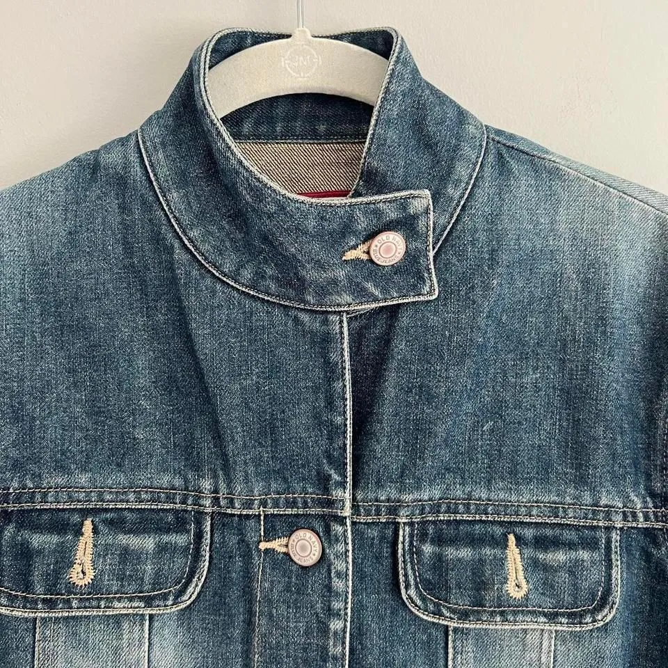 VINTAGE‎ OLD NAVY MOTO DENIM JACKET - Image 3