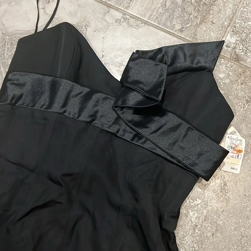 Angel Sanchez Perfect Strapless Little Black Dress Size 8, New w/Tag Retail $885 - Image 8