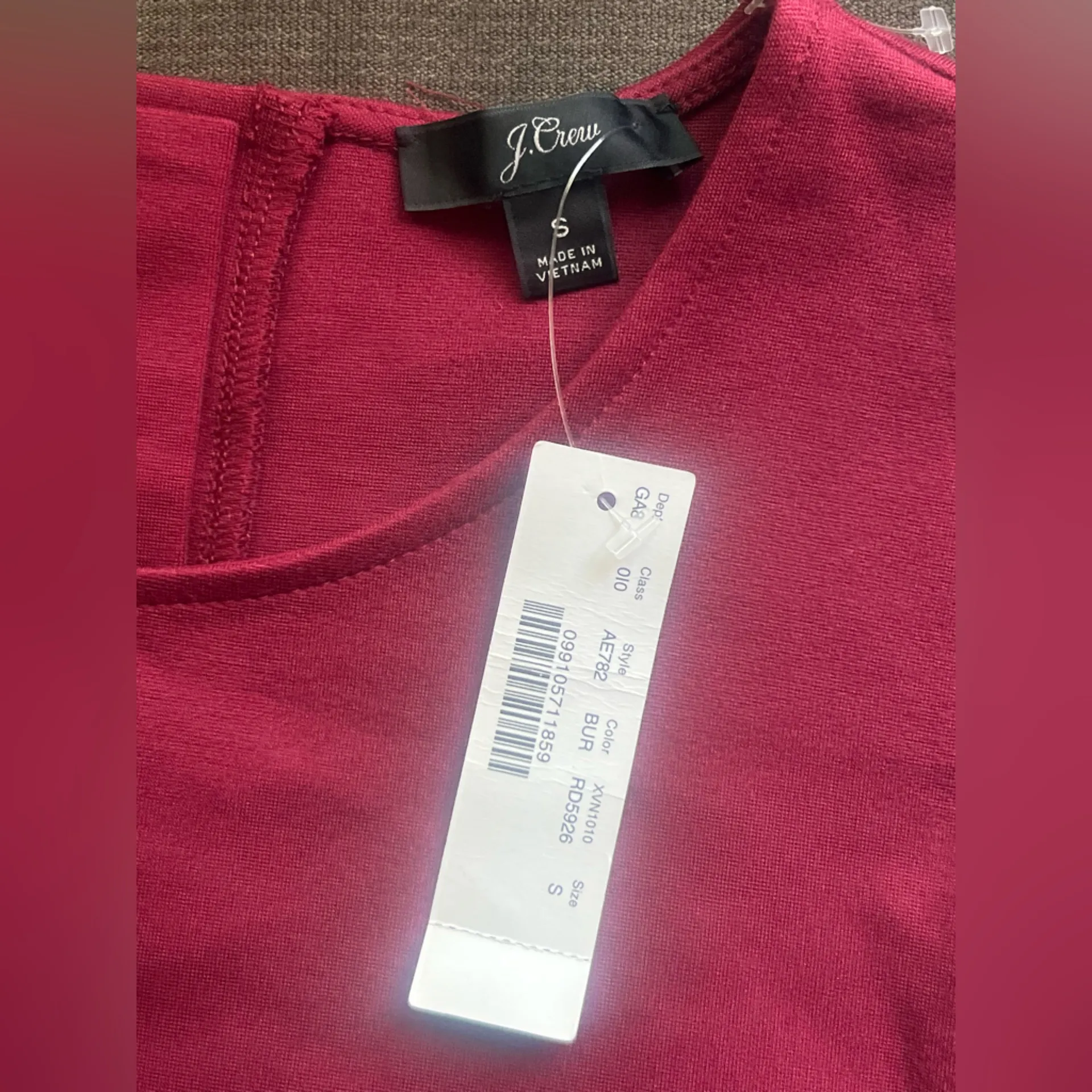 J.creaw Red Viscose Blend Garment - Image 7