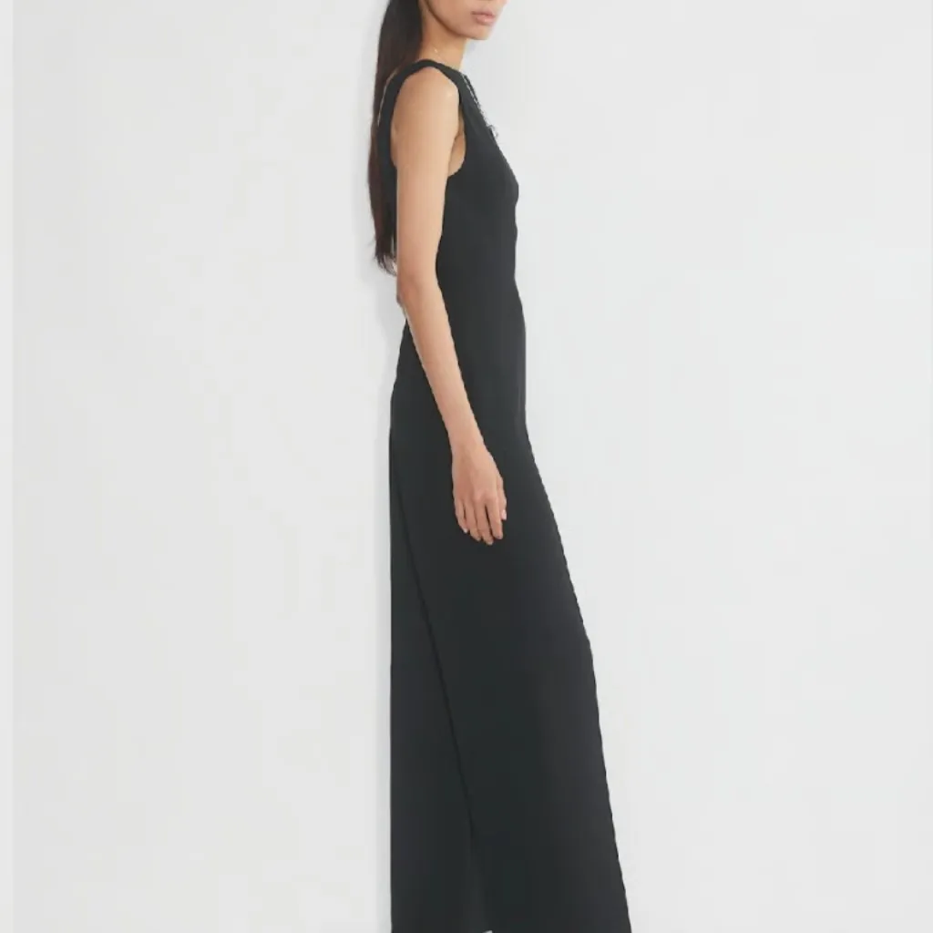 NWT ARTIZIA X WILFRED LOVETT BLACK LOW BACK JUMPSUIT SIZE 2 $148 - Image 4