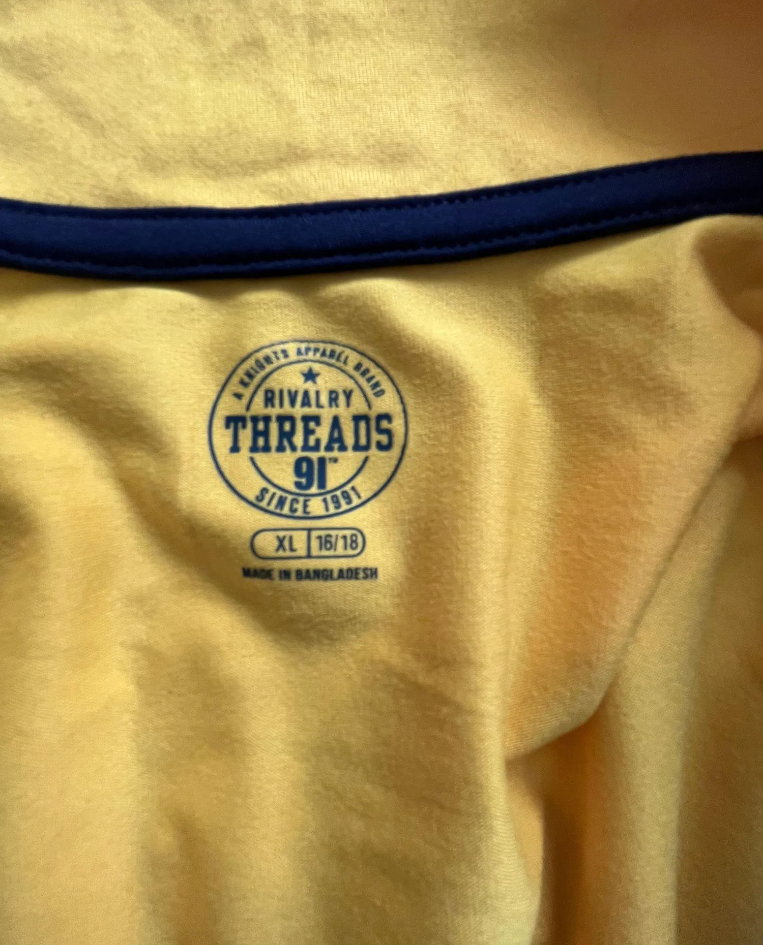 NAU Half Zip Blue Size XL - Image 4