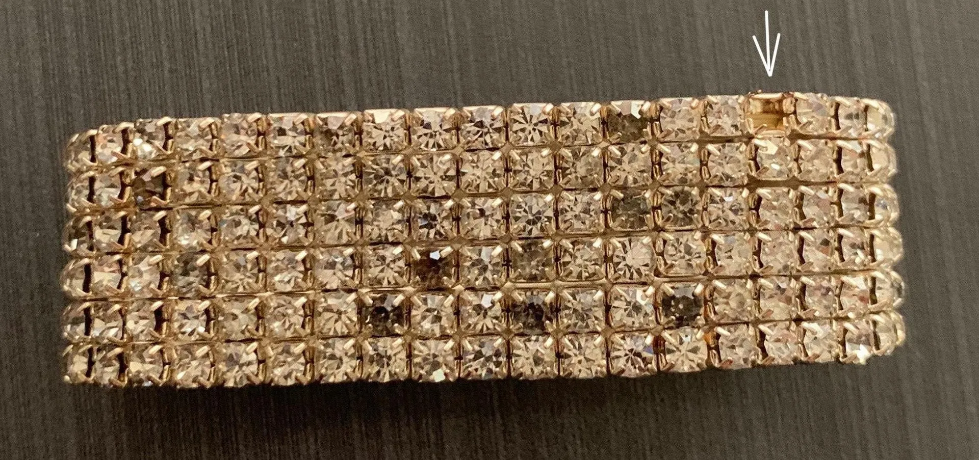 Crystal diamanté jewelry earrings Bracelet Set Silver - Image 9