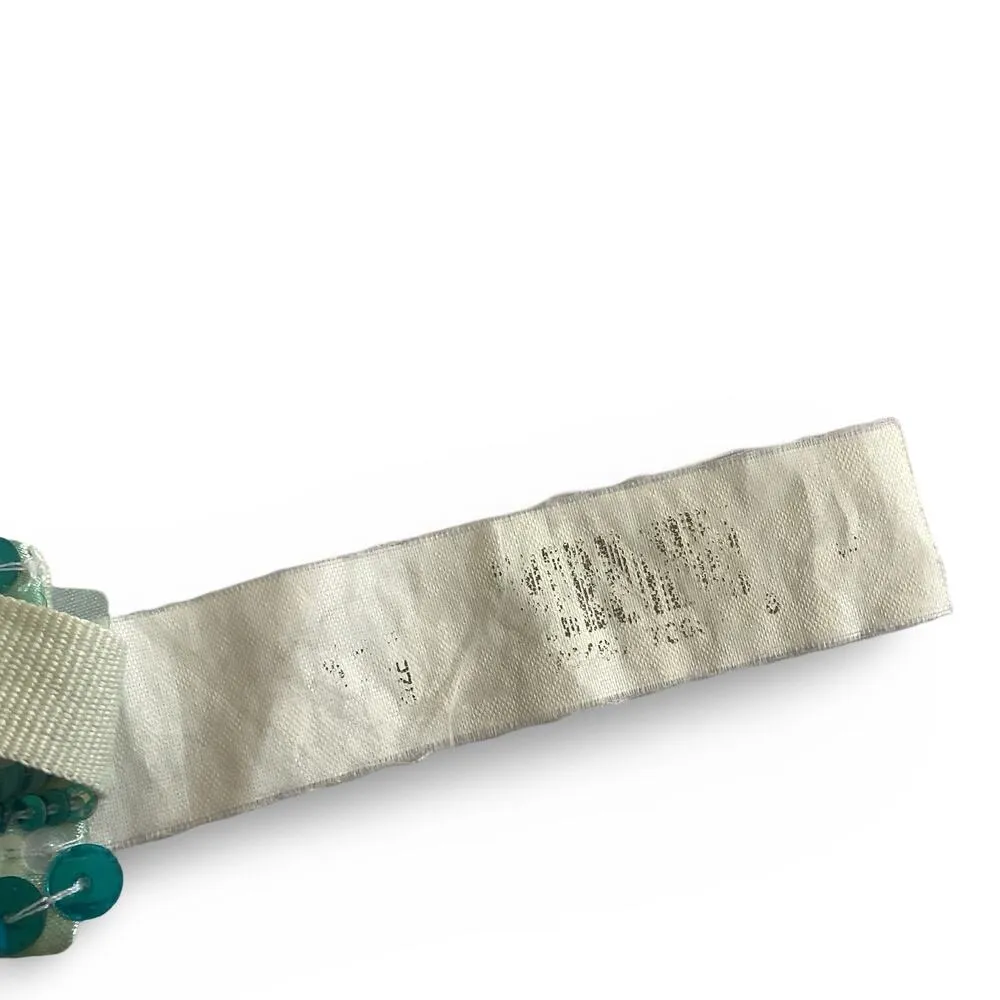 Blue Sequins Dress Belt - Image 4