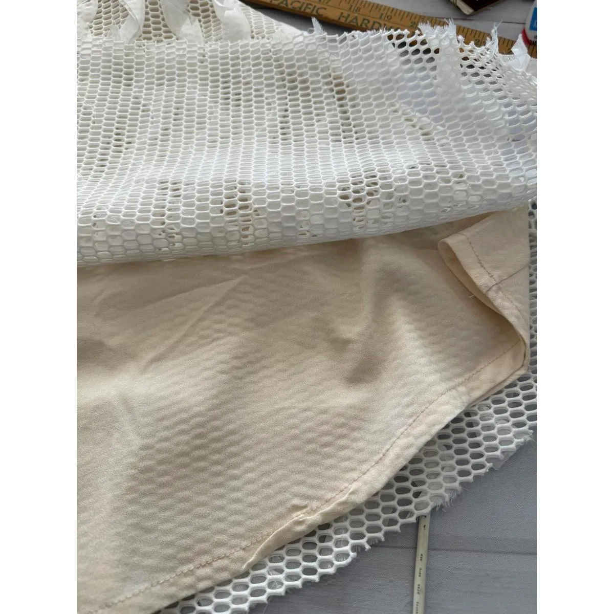 Anthropologie Endless Rose Textured Mesh Ruffle Skirt - Image 7