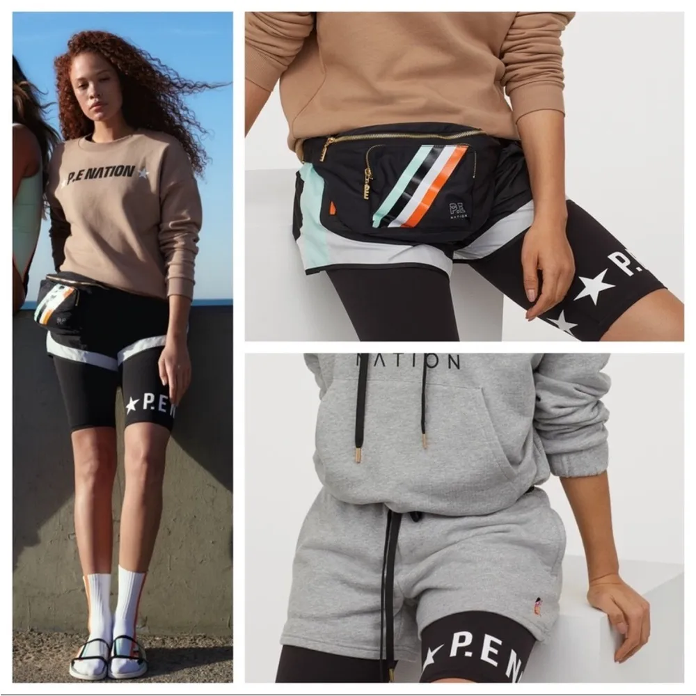 P.E Nation x H&M Ultimate Cycling Bike Shorts in Black Small - Image 2