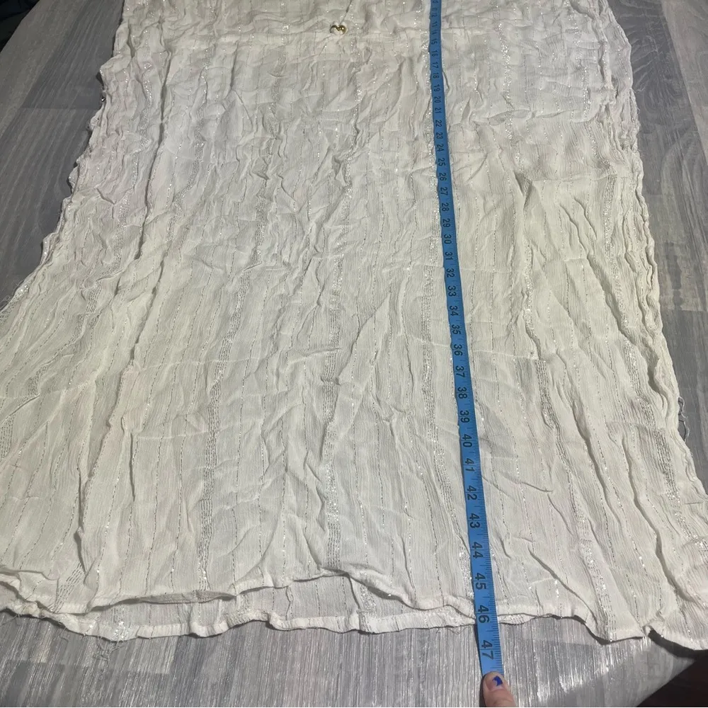 Gypsie Blu Ivory White Dress; Swim Cover Up; OS Size undefined - Image 4