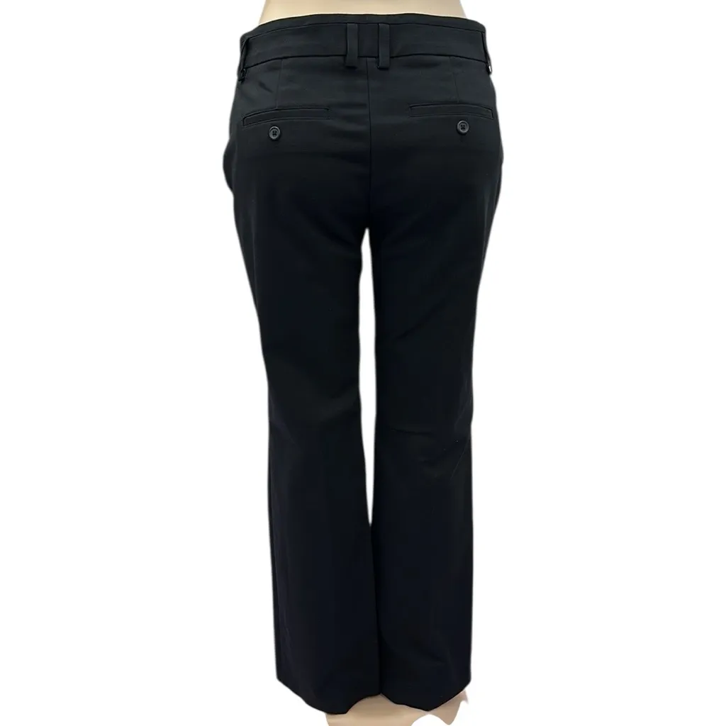 Elle Black Cotton Blend Bootcut Stretch 2 Pocket Dress Pants Womens 8 - Image 6