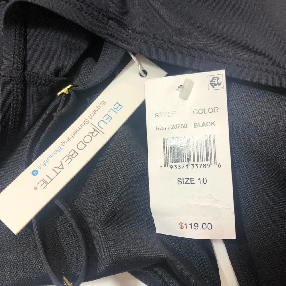 Bleu Rod Beattie Twist One-Piece Swimsuit Sz 10 - Image 3