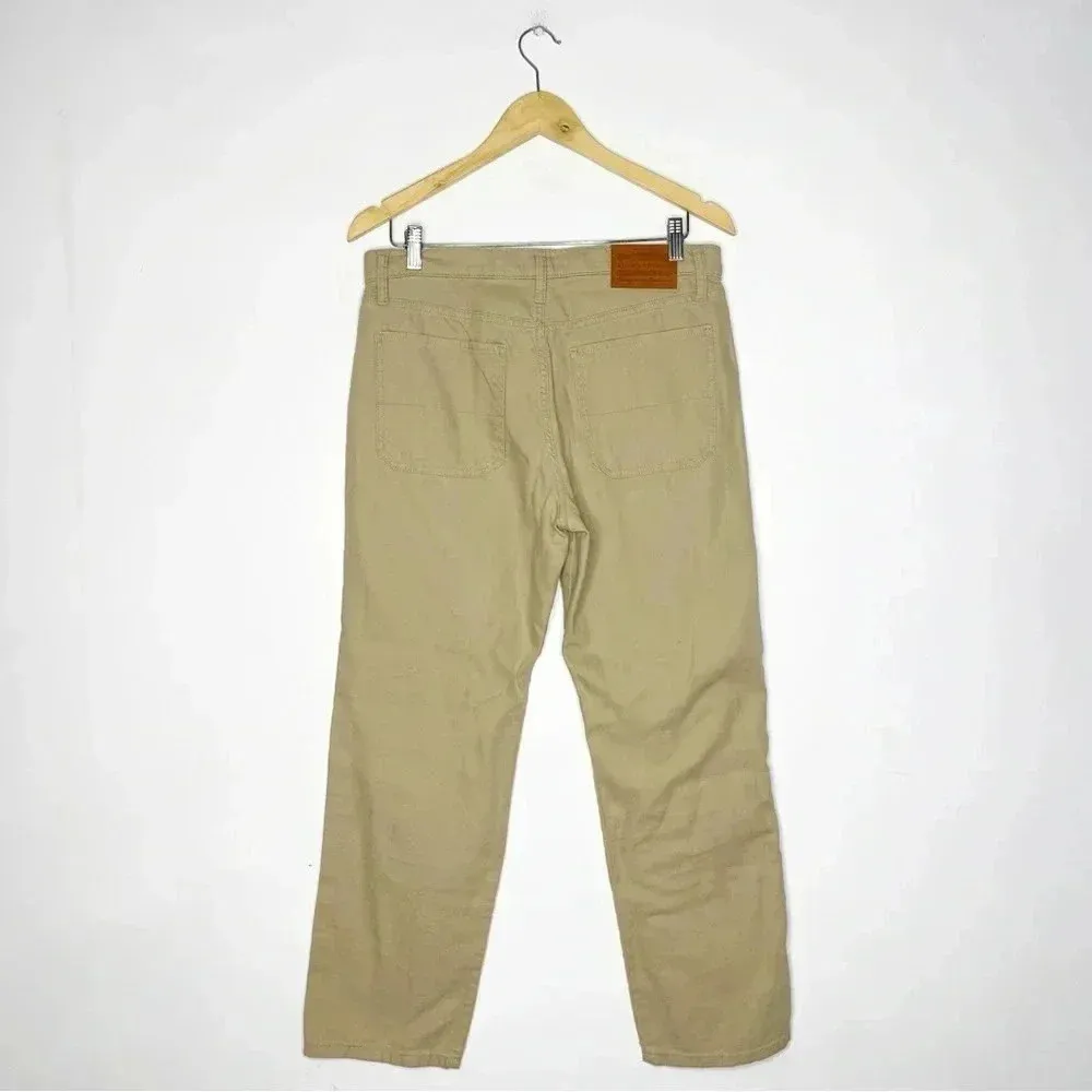 Lucky Brand Khaki 90's Loose High Rise Straight Jeans Size 8 / 29 - Image 7