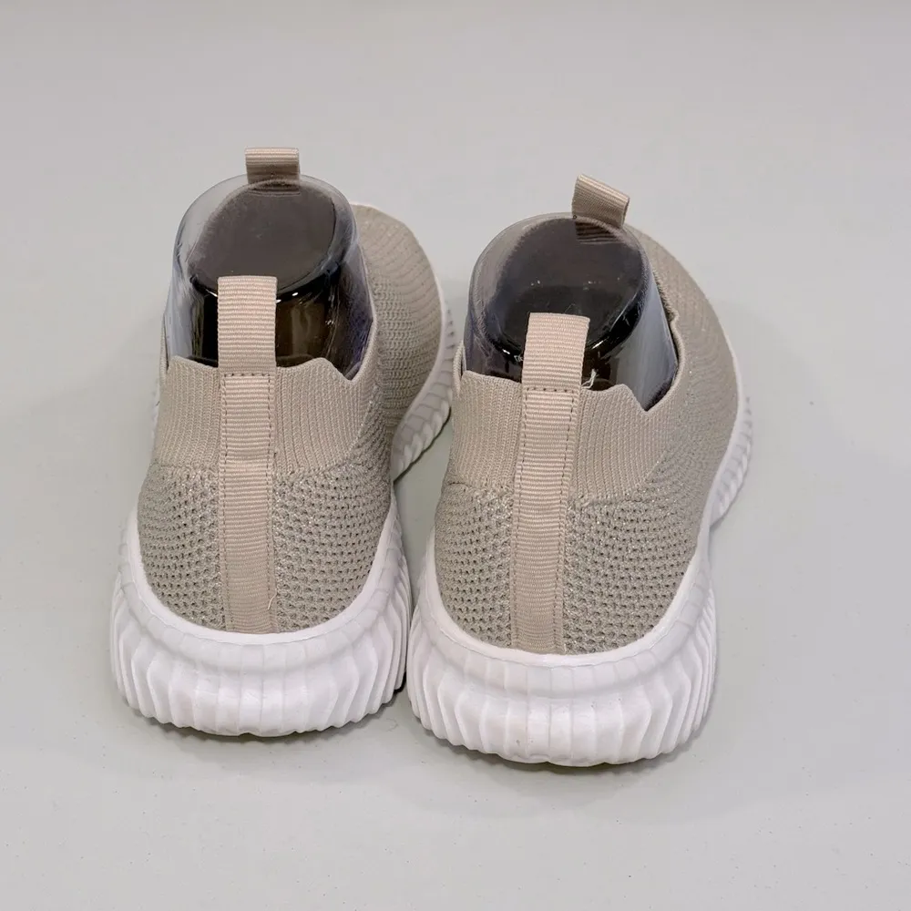 Torrid  Slip On Active Sneaker Stretchy Beige
Knit-6WW - Image 5