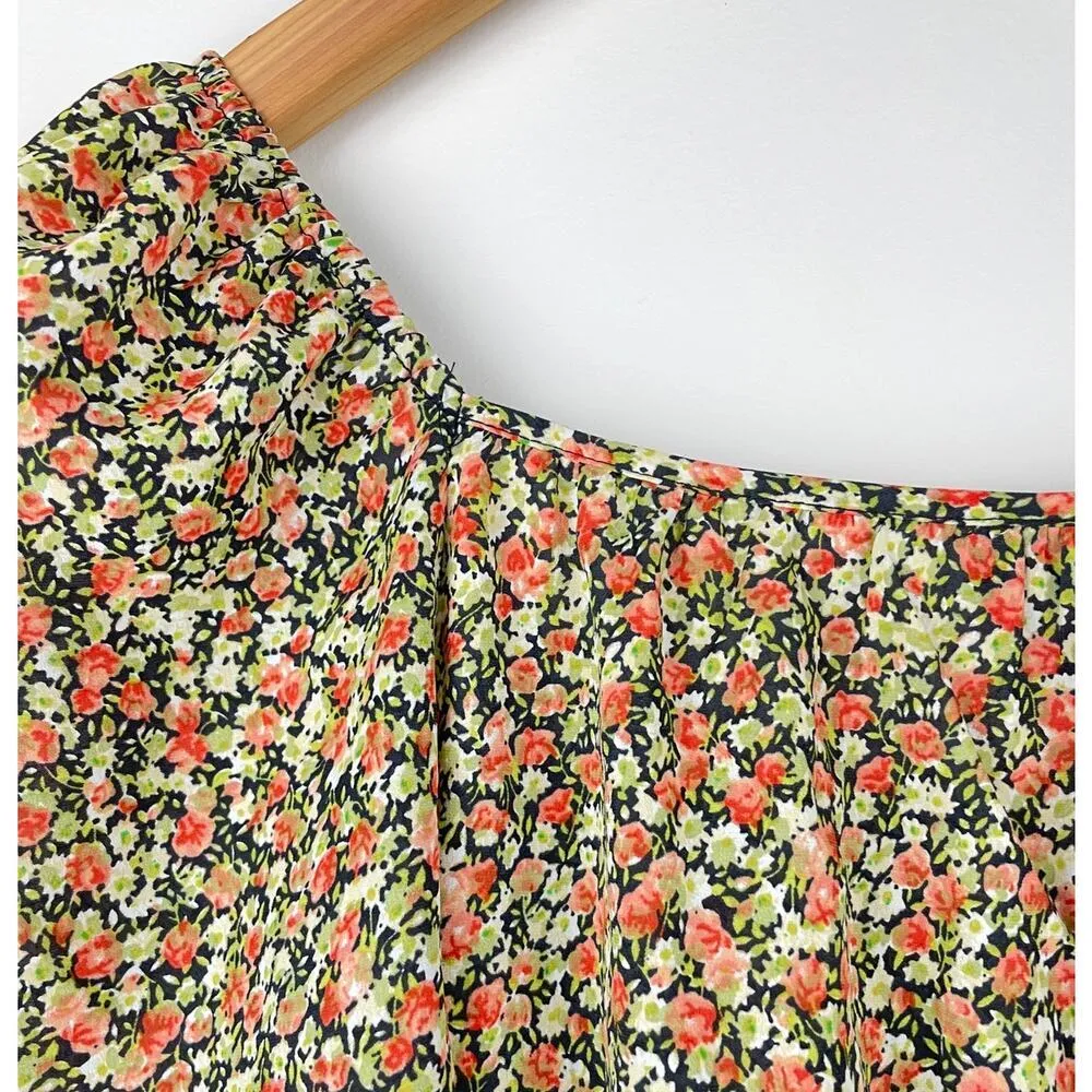 NWT Lulus Long Sleeve Floral Print Crop Top - Image 7