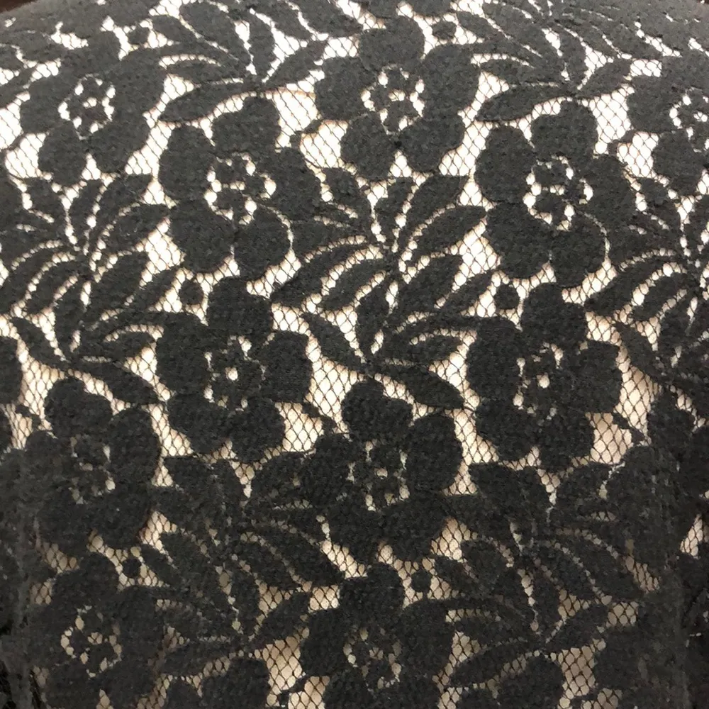 COTTON ON Black Lace Puff Sleeve Button Front Blouse - Image 3