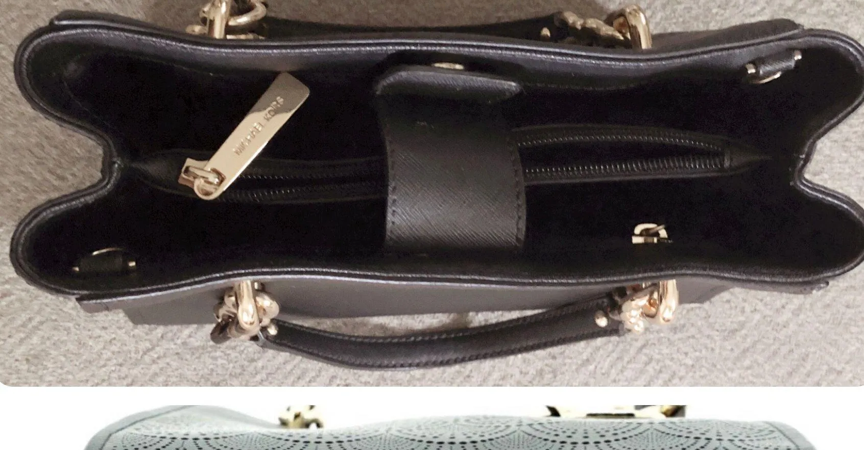 Sofia Black Leather Bag - Image 7