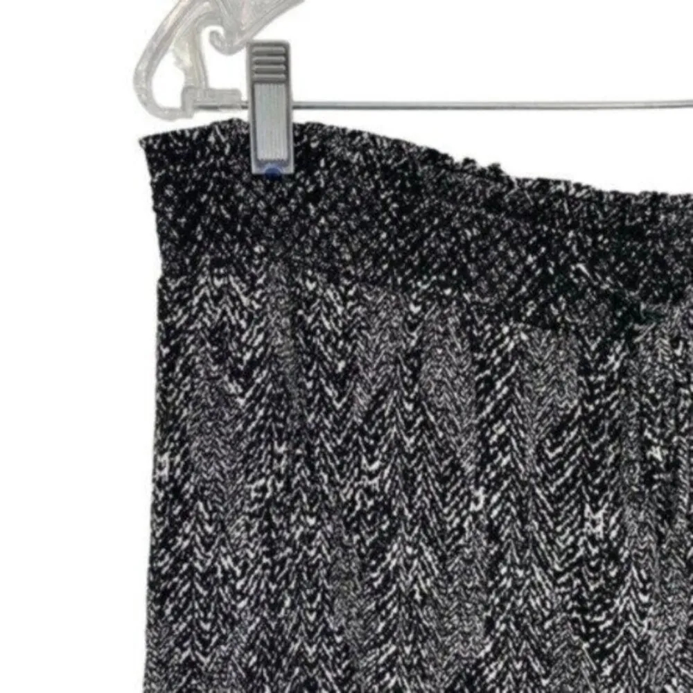 Retrelogy Women’s Wide Leg Cropped Pants Black Size XL - Image 5