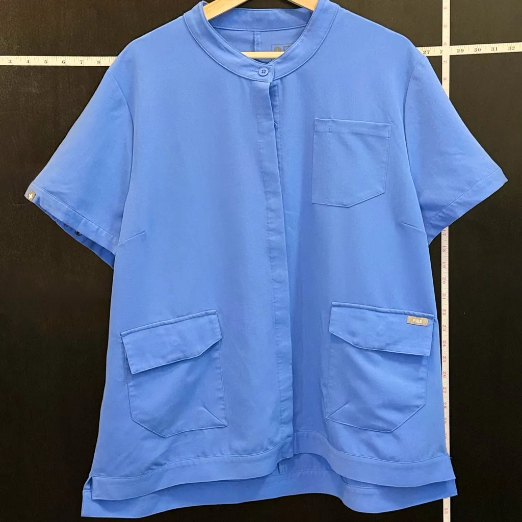 Bundle - TWO FIGS Limited Edition Rosario Military Scrub Top - Image 4