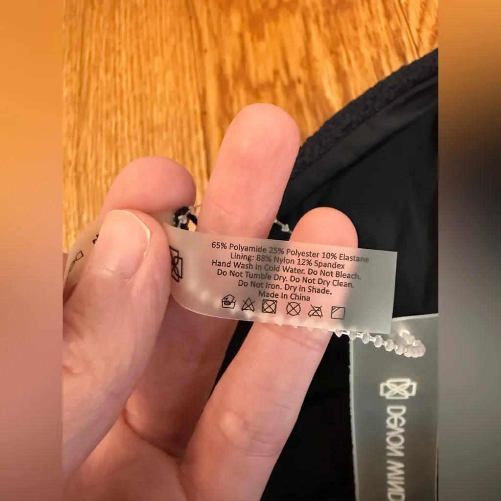 Devon Windsor Amaya Bikini Bottom Size Large Black - Image 5