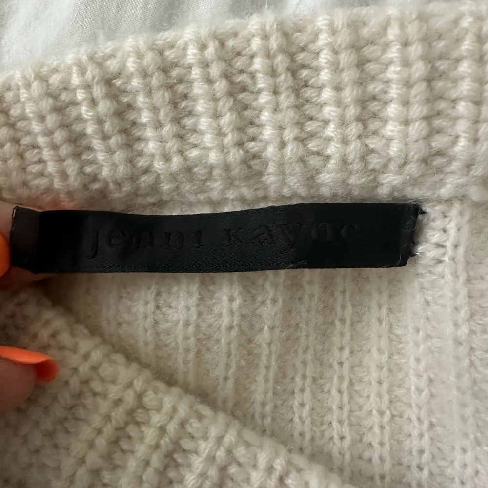 Jenni Kayne Cashmere Fisherman Sweater Size M - Image 4