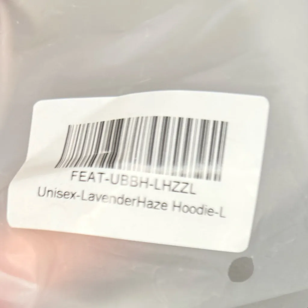 Pink Hoodie with Drawstrings Size L - Image 4