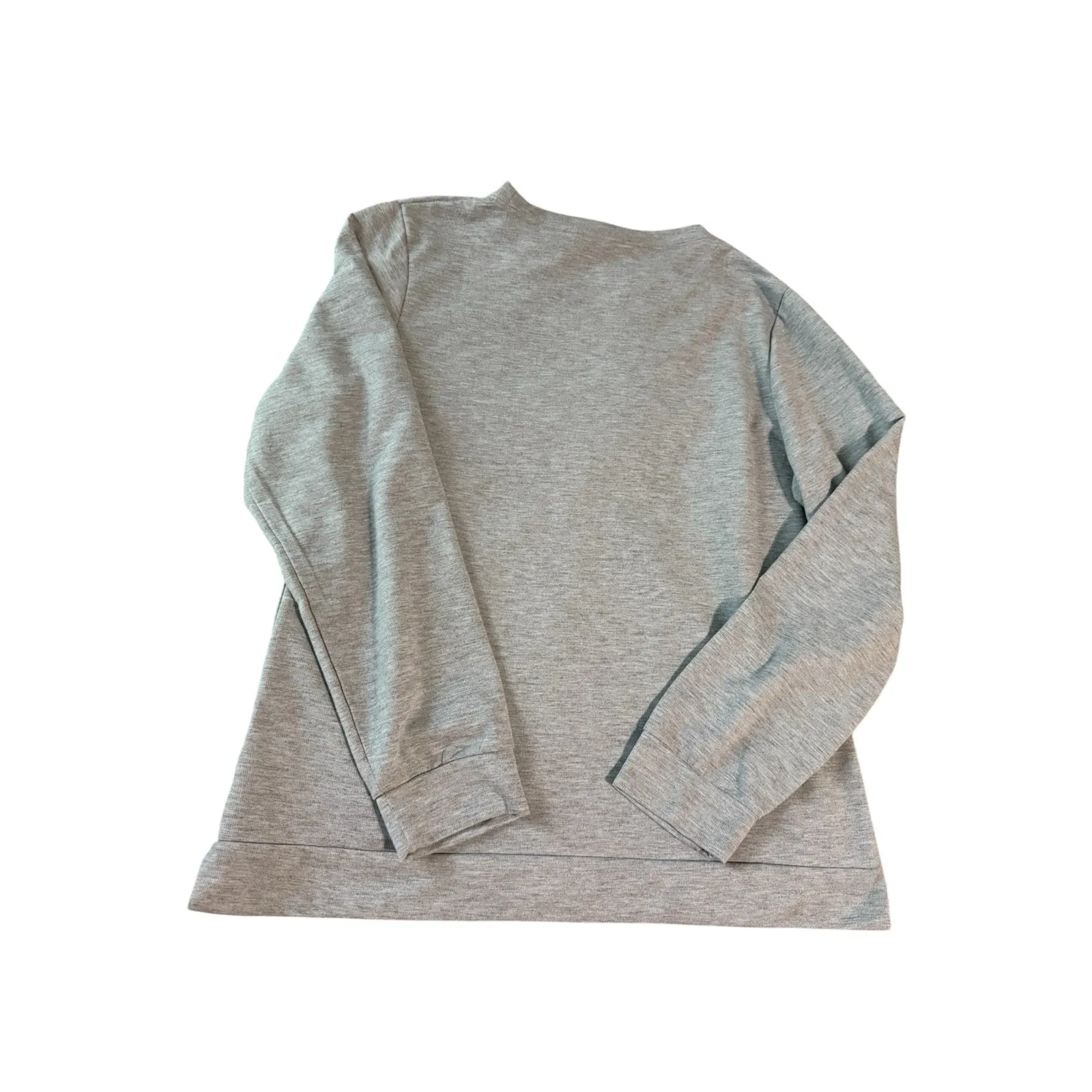 Royal Standard Classic Fleur Sweatshirt Gray/White Size Medium Crew Neck Women Gray - Image 3