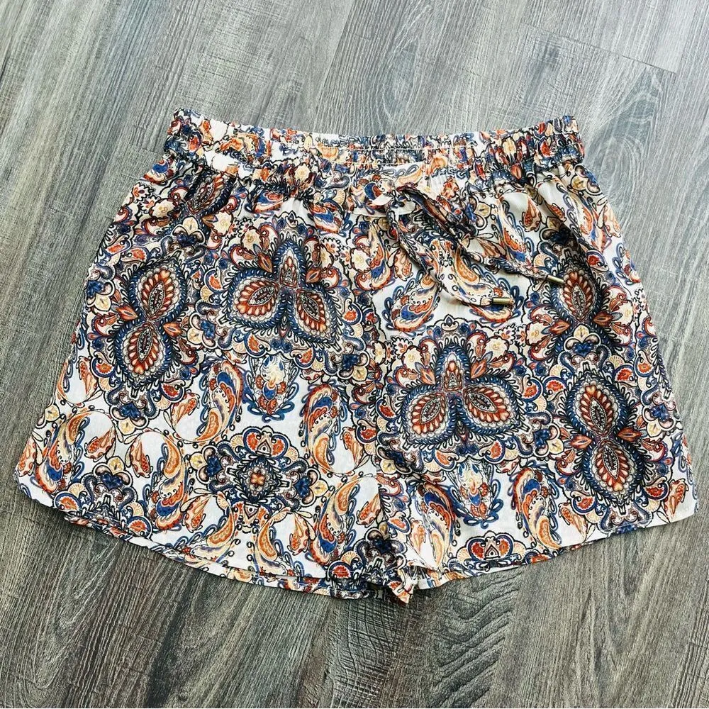 Sheer Swimsuit Cover Shorts Blue - Image 2