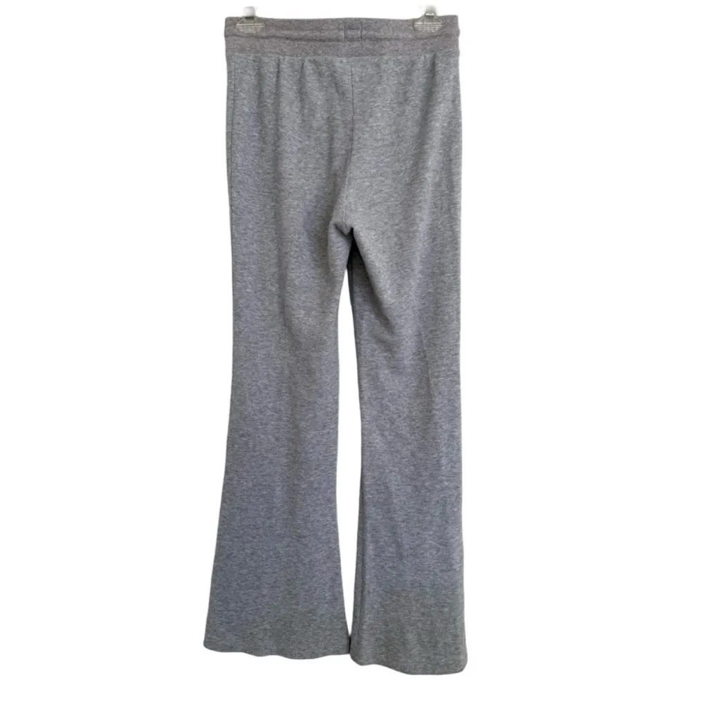 Aritzia Sunday Best Waffle Flare Sweat Lounge Pants Tie String Gray Small S - Image 5