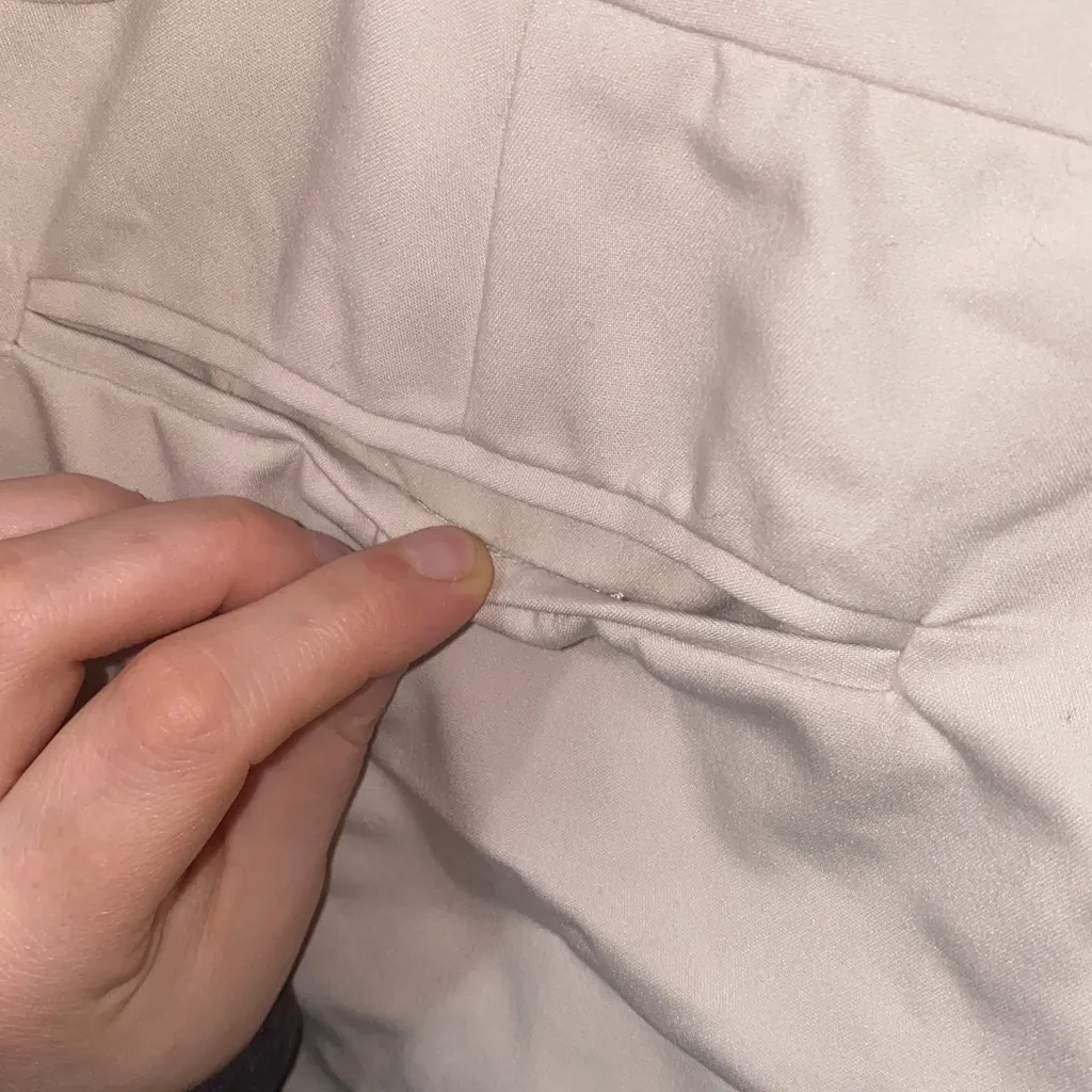 Roz & Ali Cream Wide Leg Zip Up Business Casual Work Pants - Image 8