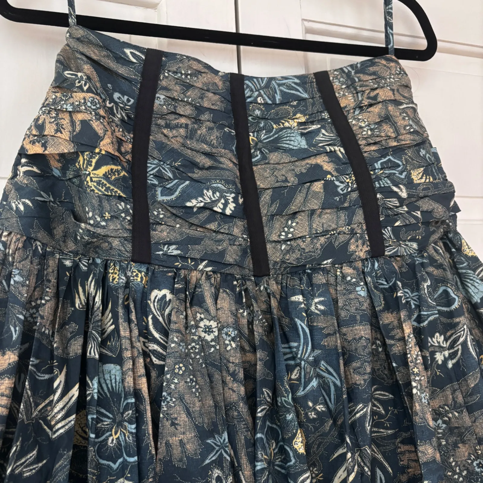 Ulla Johnson Roselani Skirt Bubble Hem Size 4 Small Midi Skirt Waimea‎ Floral - Image 13