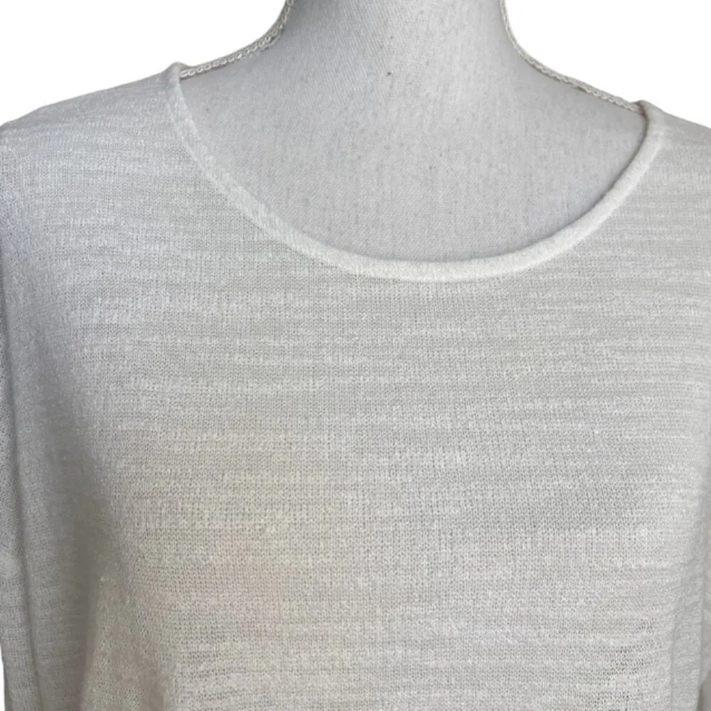 Olive & oak white sweater minimalist neutral relaxed fit - Image 4