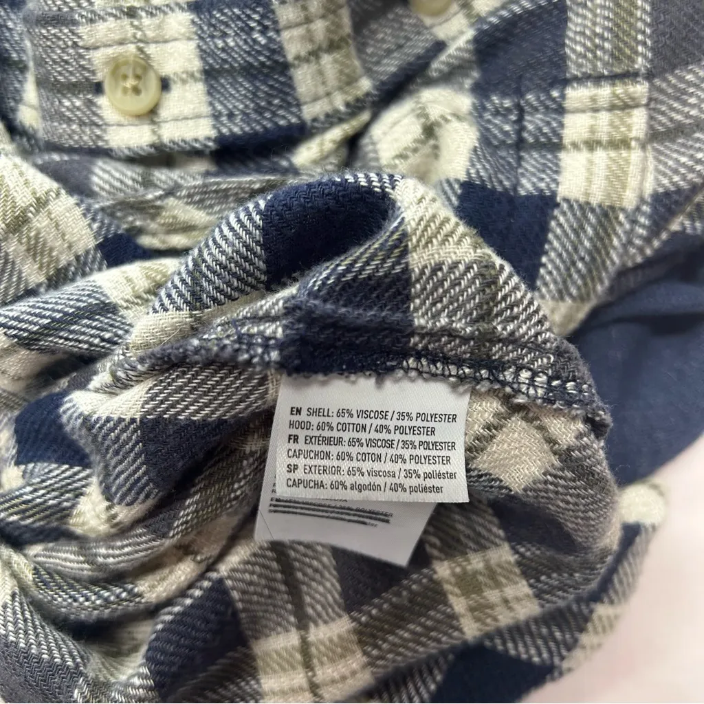 American Eagle hooded lightweight shirt jacket women’s XS - Image 10