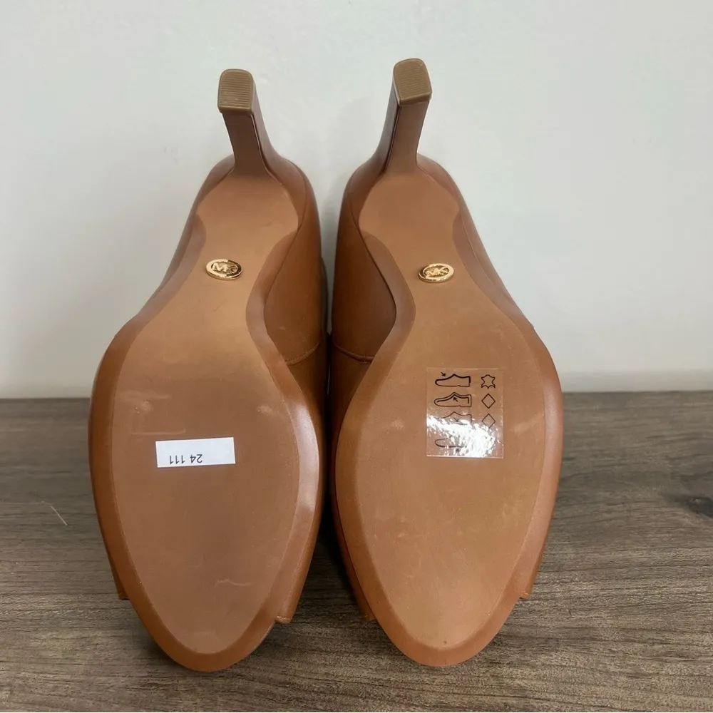 Michael Michael Kors Lawson Buckled Open Toe Shooties Women’s Size 7.5 SKU#24111 Brown - Image 10