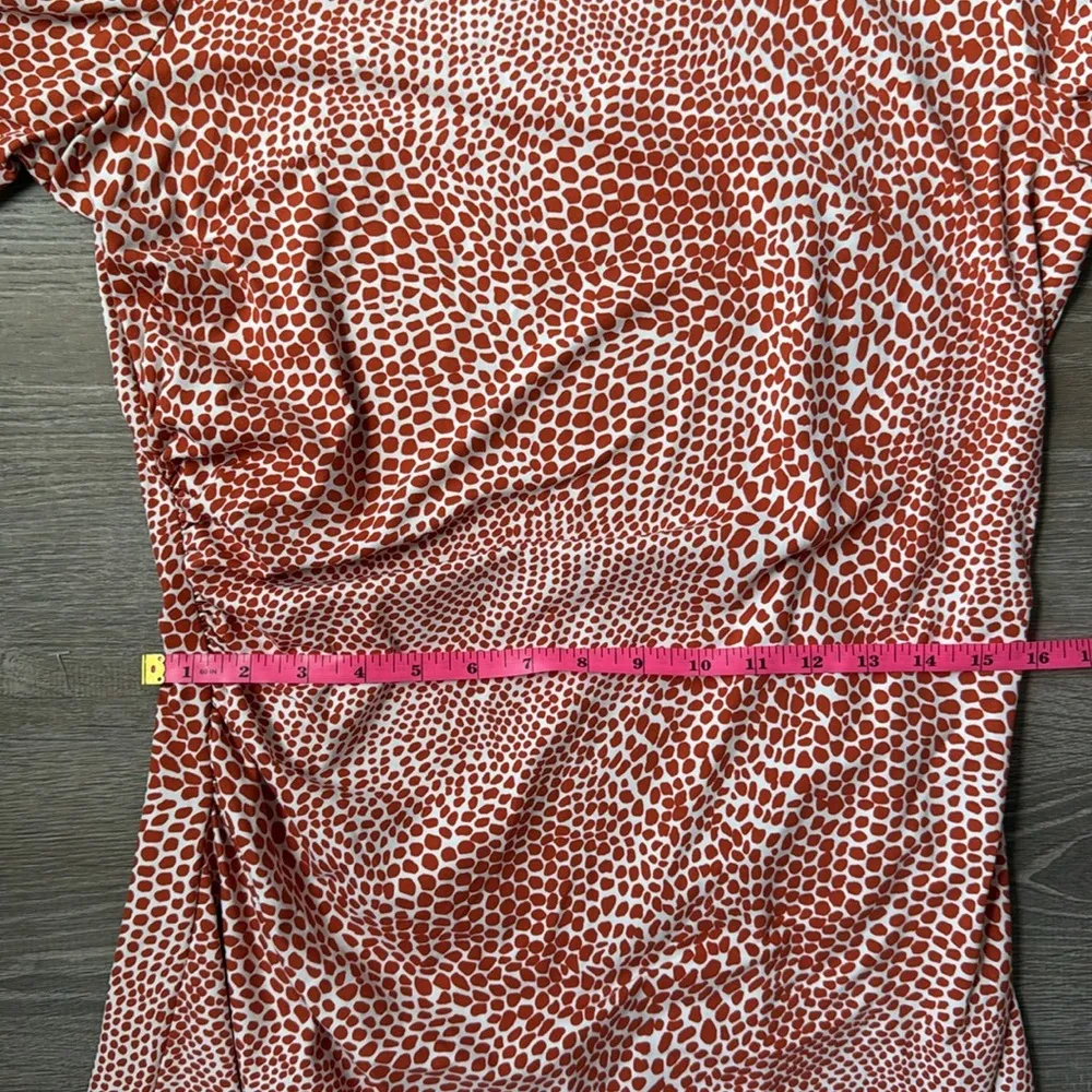 J McLaughlin Catalina Cloth ruched dress Large - Image 11