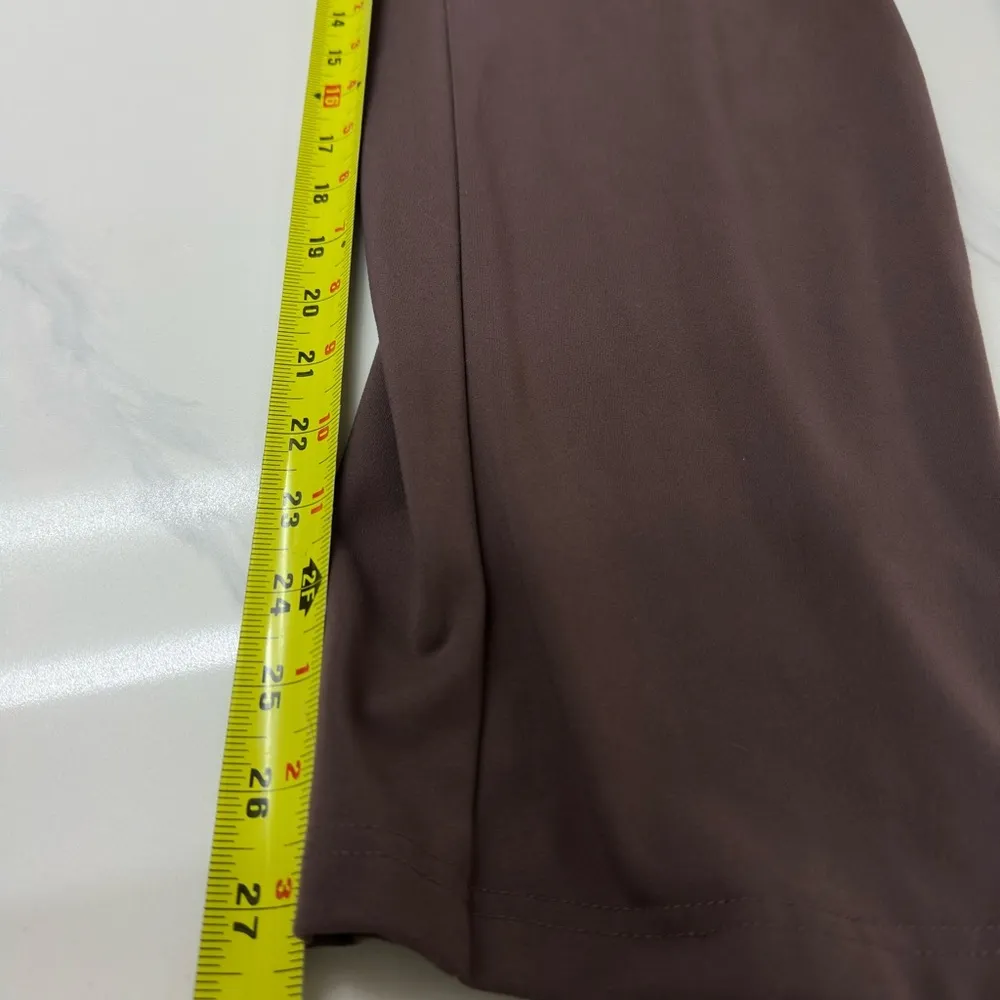 Joie Womens XL Paper Bag Waist Soft Easy Pants Stretch Taupe Drawstring - Image 7