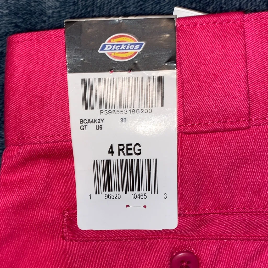 Dickies  Bold Pink Trousers - Image 2