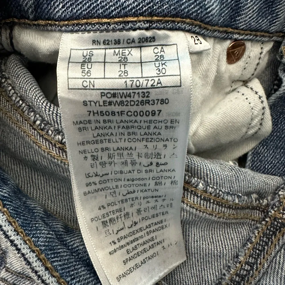 Guess Denim Shorts Claudia High Rise Shorts Women Size 28‎ - Image 8