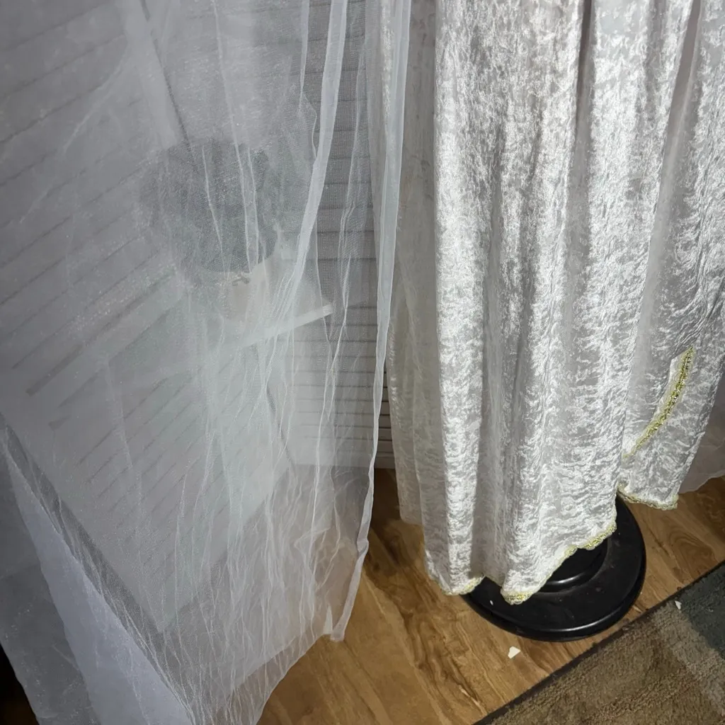 California Costumes Greek Goddess Angel Dress Sheer Crushed Velvet White/Gold 3X White - Image 13