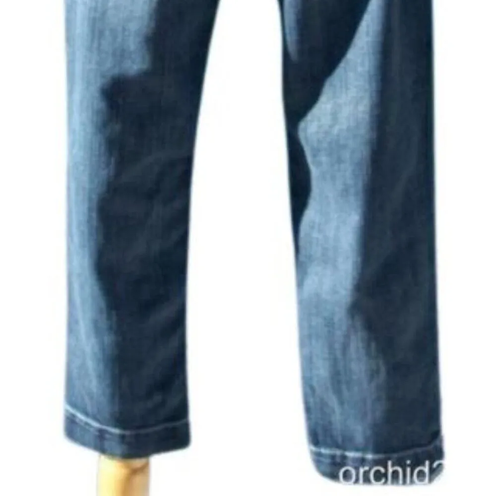 Cache Denim Embroidery Embellished Jean Pant Ankle Crop Stretch New NWT $98 - Image 6