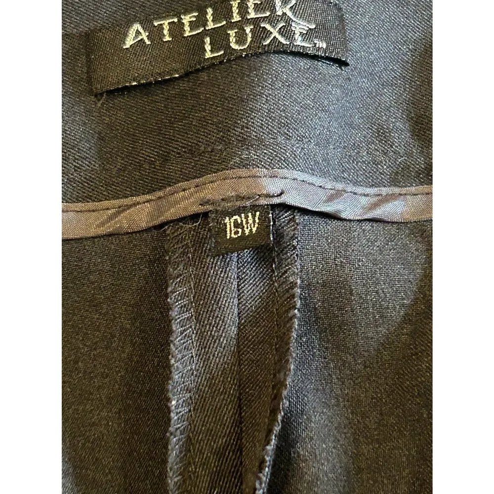 Atelier Luxe Grey Dress Pant Trouser Size 16W - Image 98