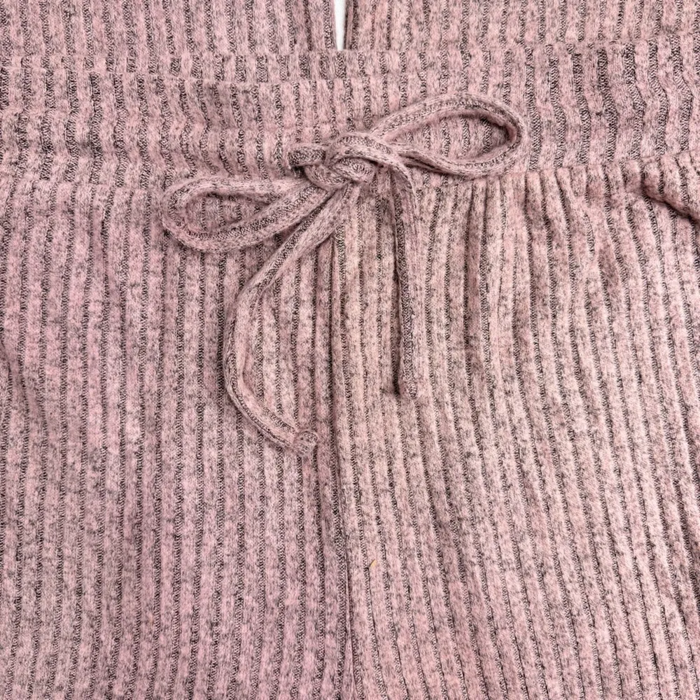 Rose Pink Super Soft Wide Leg Drawstring Waist Lounge Pants I Am Medium NEW - Image 6