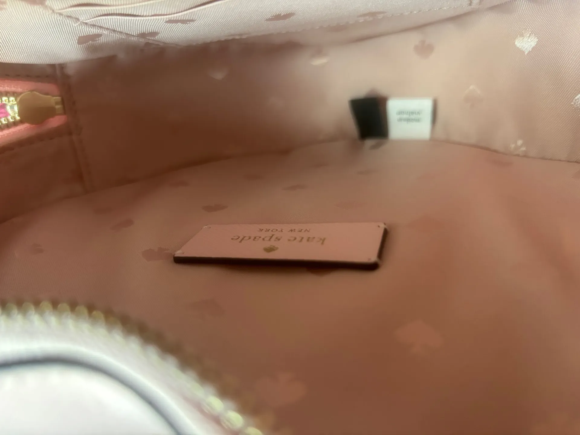 Kate Spade Heart Handbag Pink - Image 3