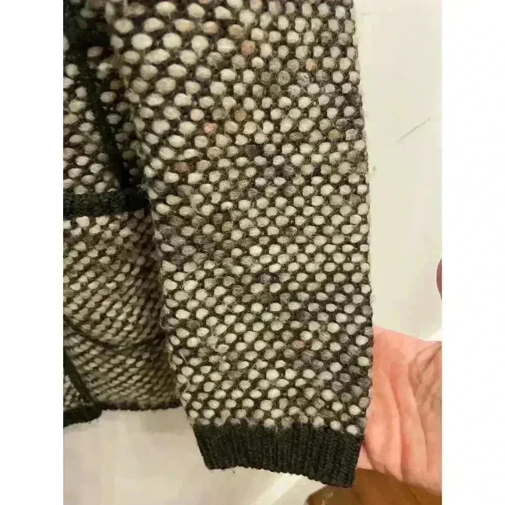 Vintage Les Copains Alpaca Wool Blend Cardigan Sweater, sz 42 - Image 9