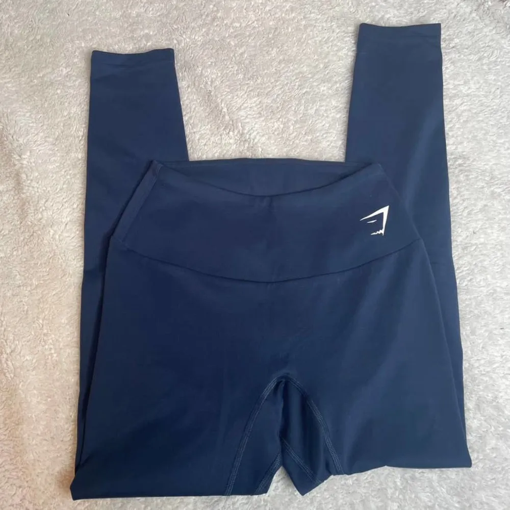Gymshark  Navy Mid Rise Leggings Full Length Extra Small - Image 64