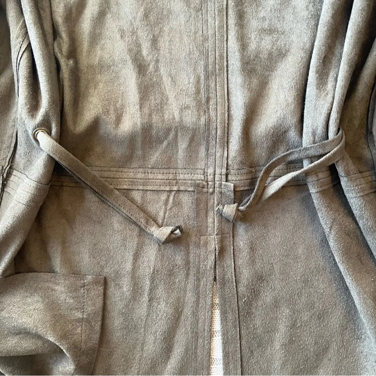 Mud Pie Women’s Isabelle Suede Vest Sz M/L - Image 5