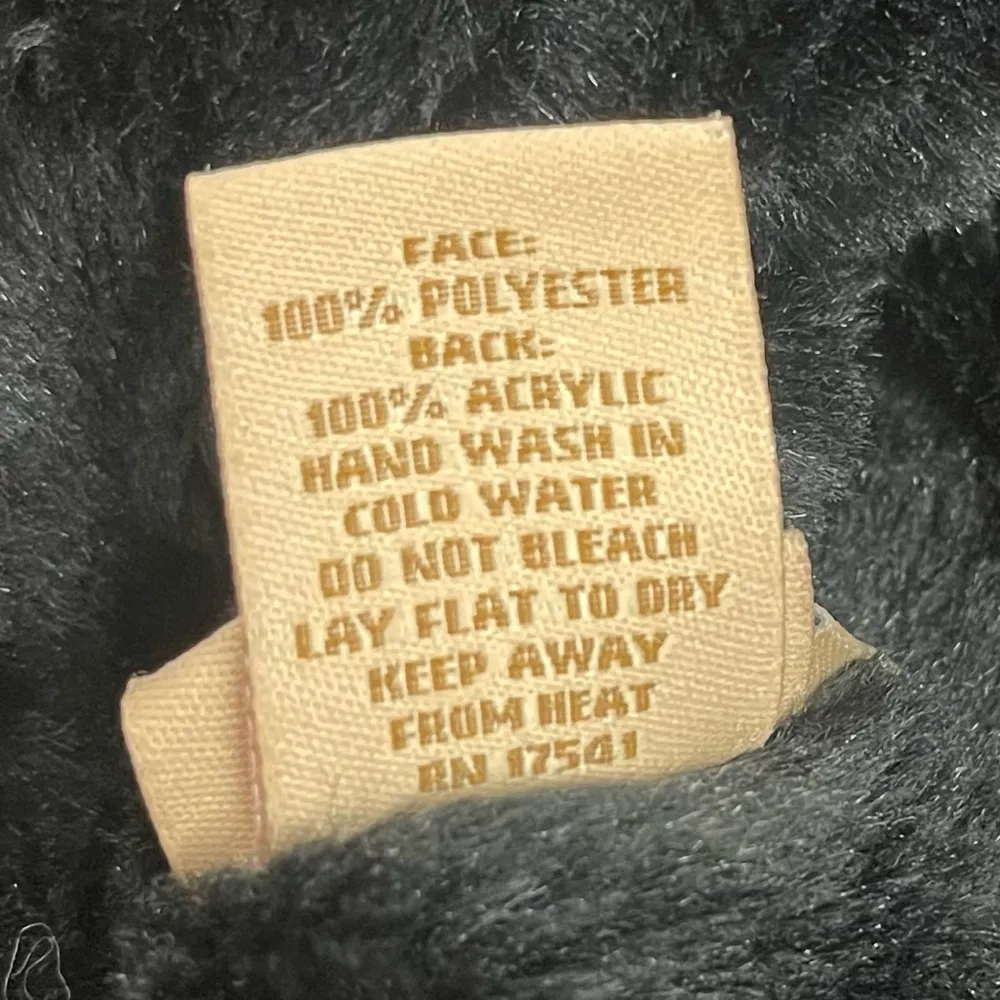 Fownes Vintage Suede Faux Fur Bucket Hat Lined Y2K Retro Street Chic Black - Image 6