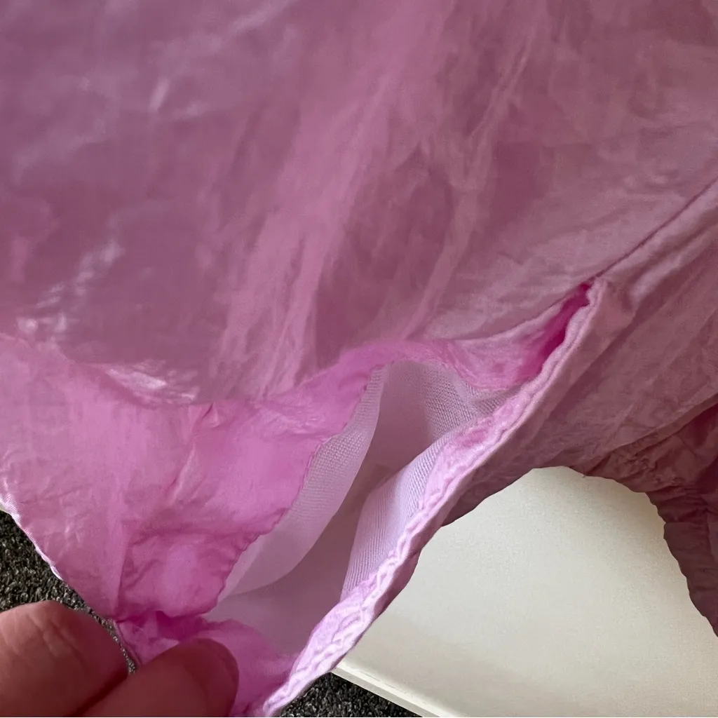 Sergio Tacchini Vintage Old‎ School Women’s Windbreaker Paisley Jacket Size 14 Pink - Image 13