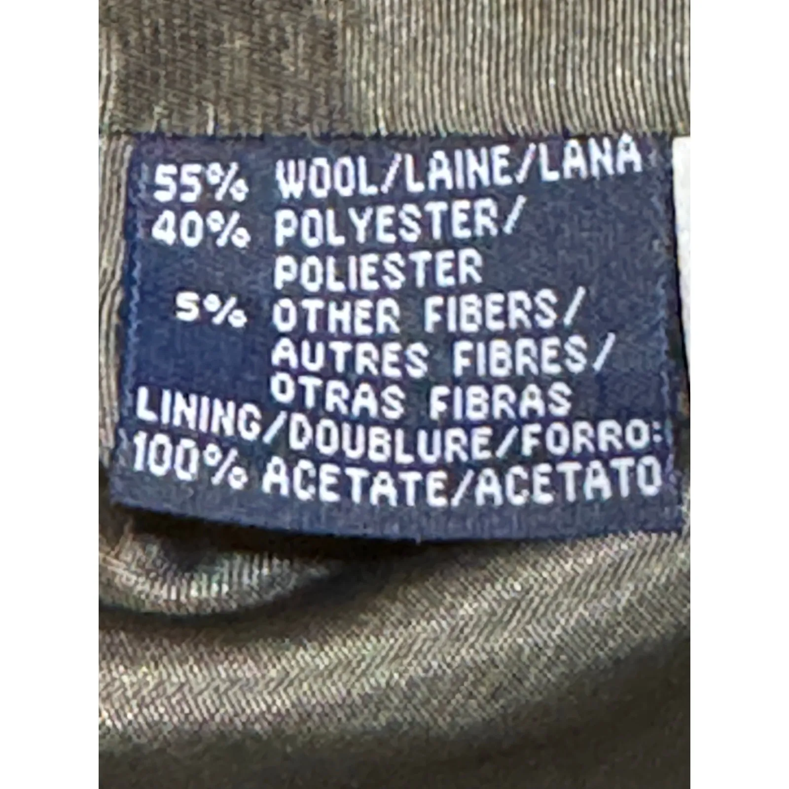 Liz Sport Jacket Herringbone Wool Blend Women’s Size 14 - Image 13