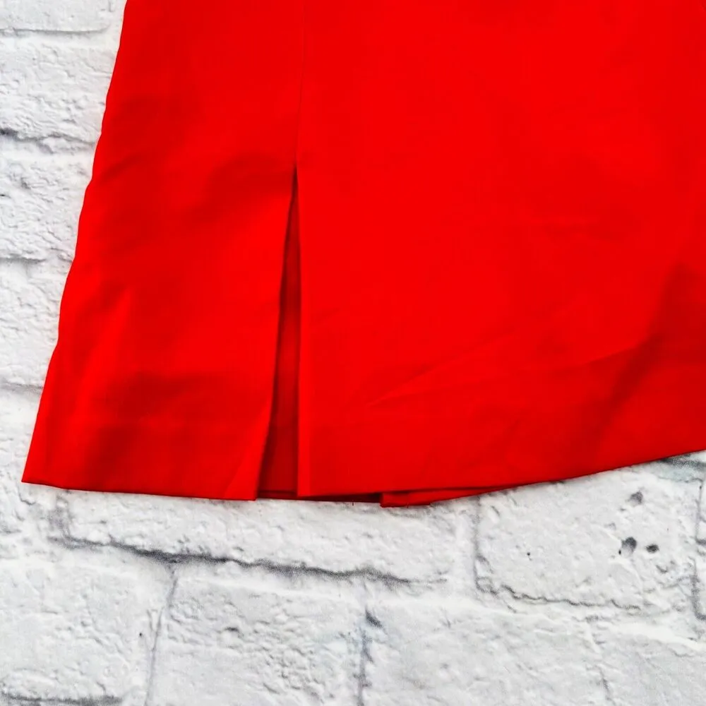 IZOD  XFG Golf Pleated A-Line Mini Skort w/ Built in Short Size 2 Red Athletic - Image 4