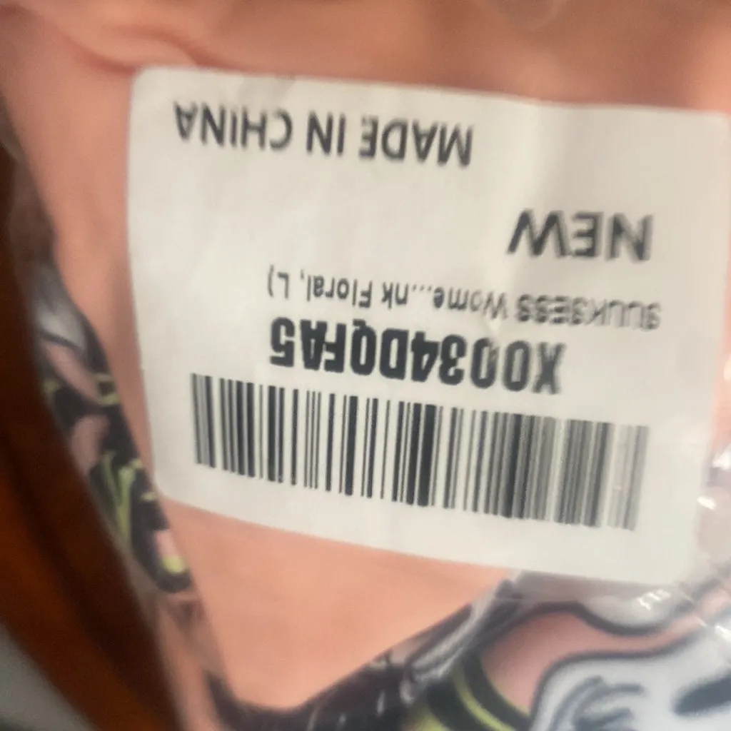 WOMAN HALTER TANKIN BATHING SUIT SEXY SLIMMING TUMMY CONTROL SWIMSUIT (L) Orange Size L - Image 8