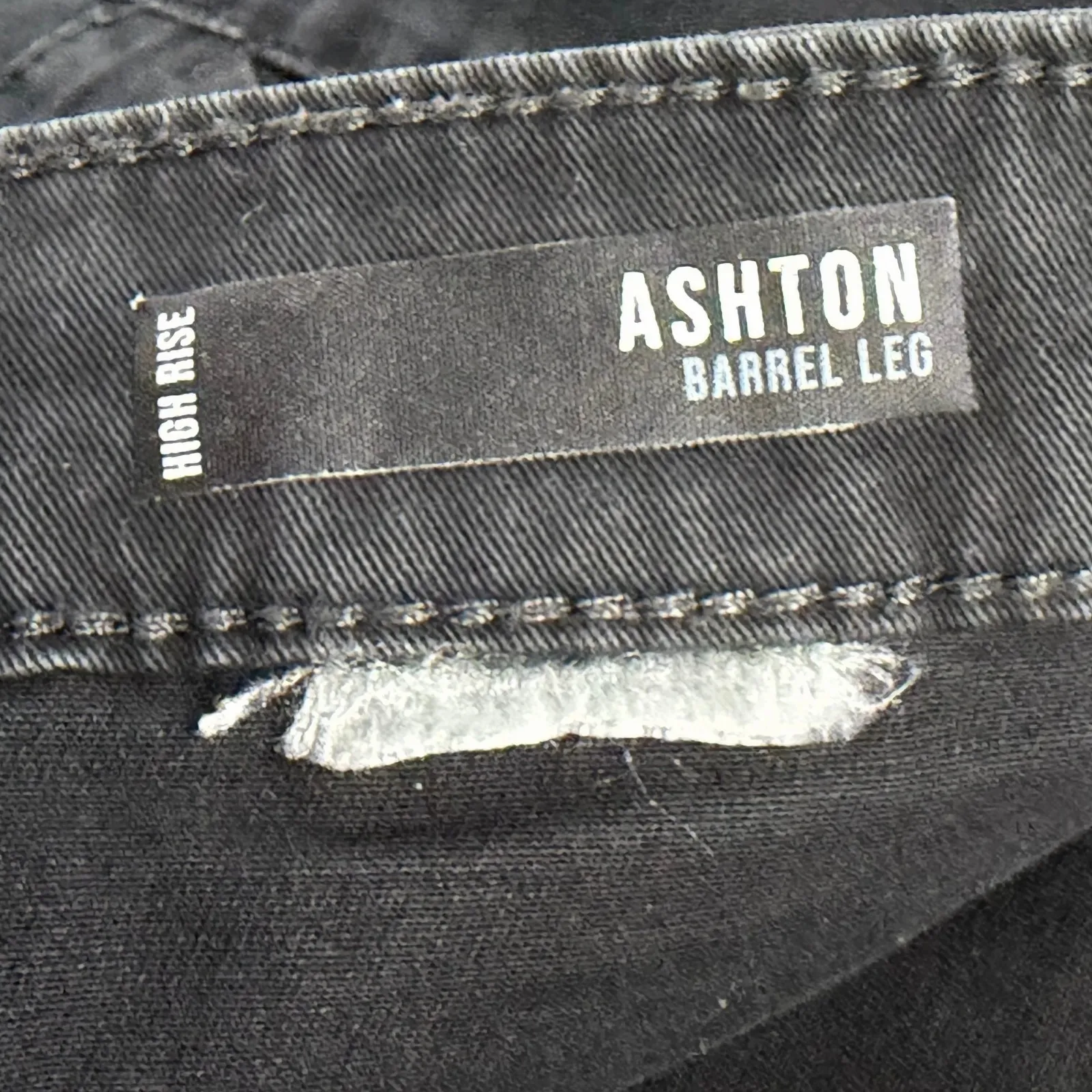 Kut from the Kloth Ashton Barrel Pants Women 0 Black Tie Waist High Rise Utility - Image 12