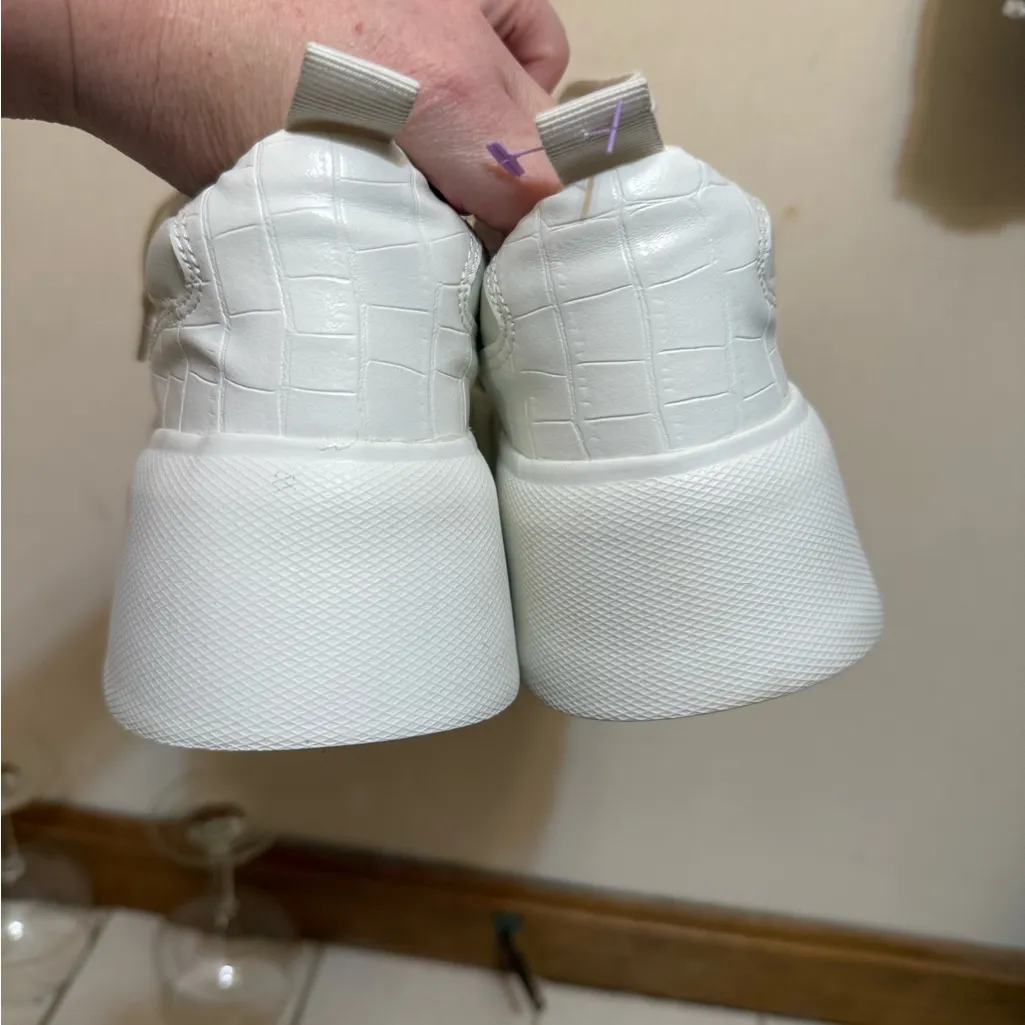 Zara | White Platform Sneakers - Image 5